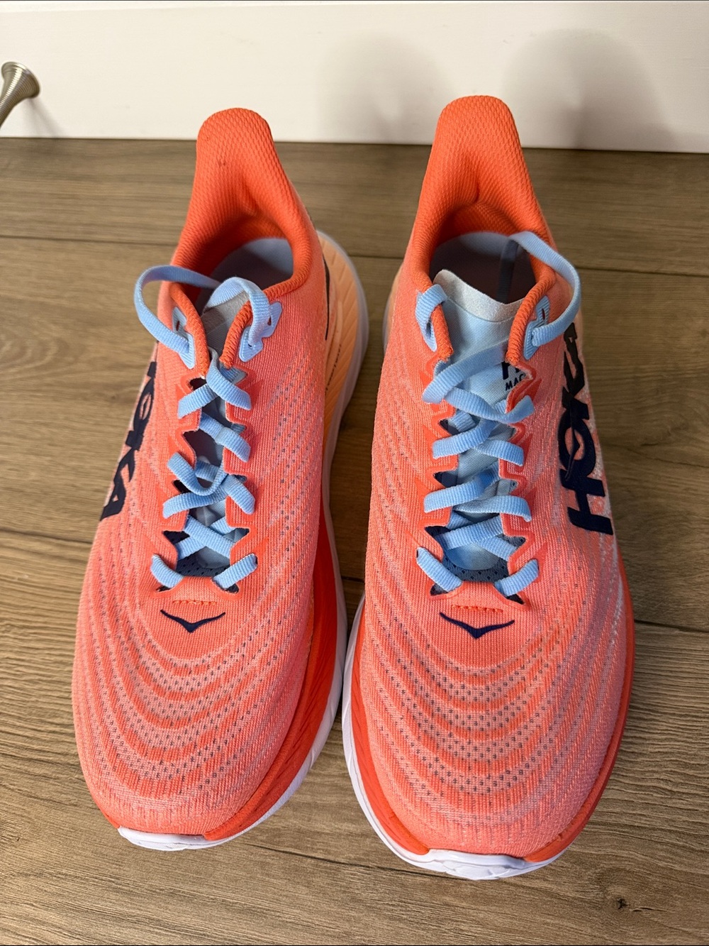 Hoka Mach 5 Women's Running Shoes Camellia Peach Parfait Workout size 8B - Picture 2 of 10